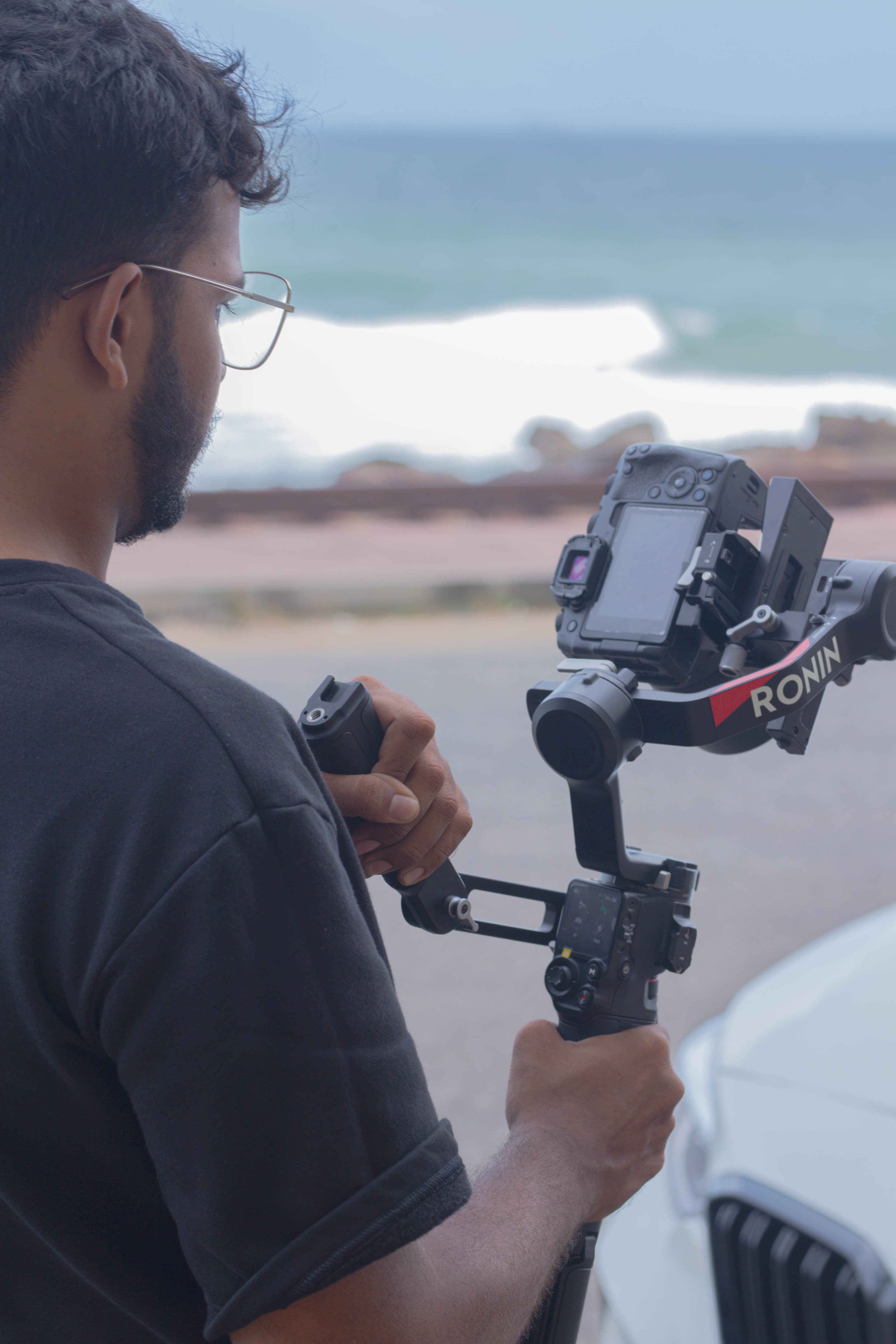 Behind the scenes